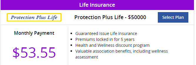 Protection Plus 5 year Renewable age 35