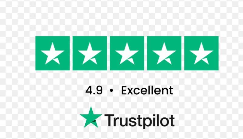 Trustpilot Verified Reviews 4.9 out of 5